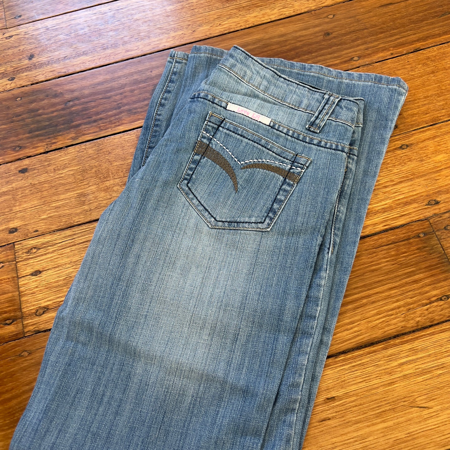 low rise wide leg jeans