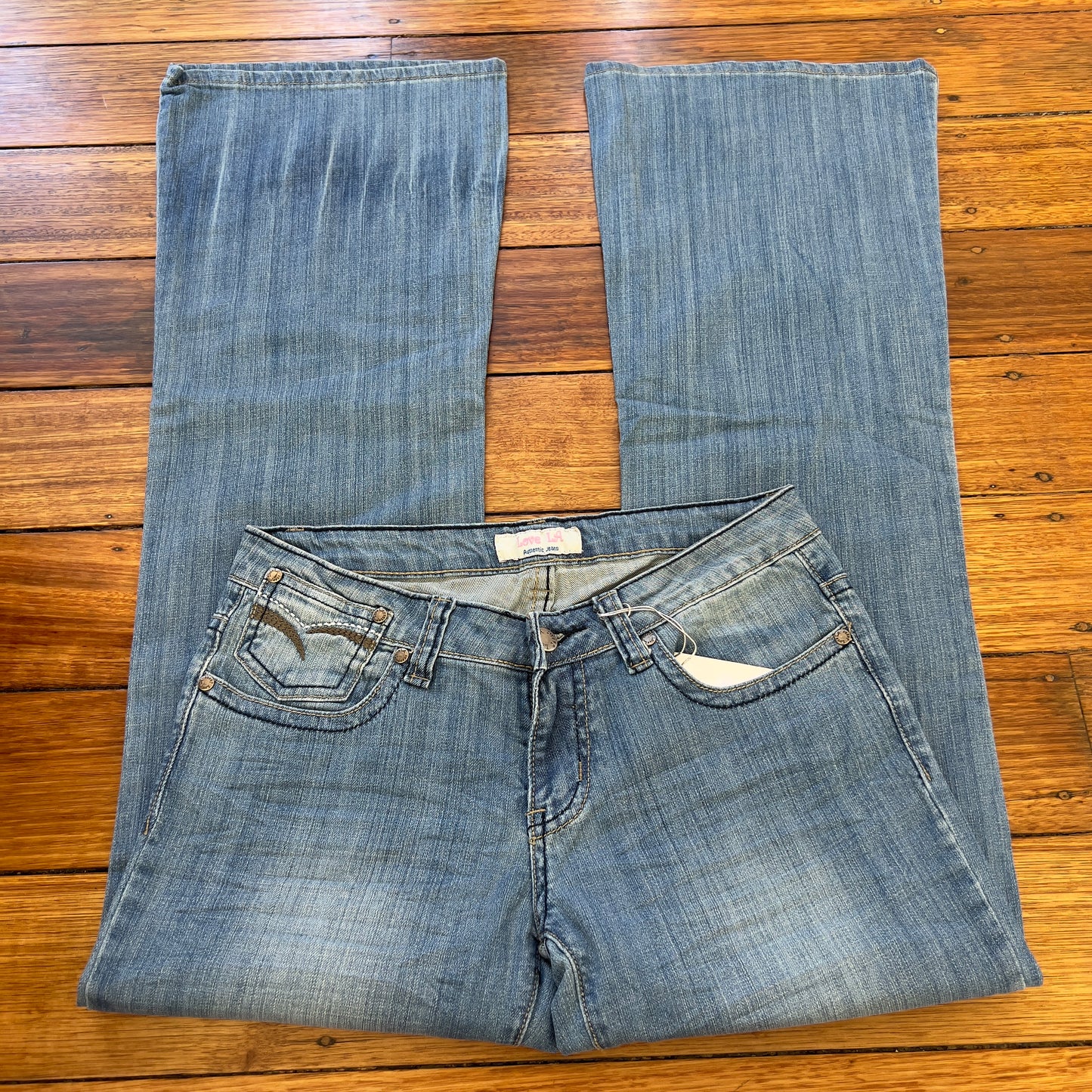 low rise wide leg jeans
