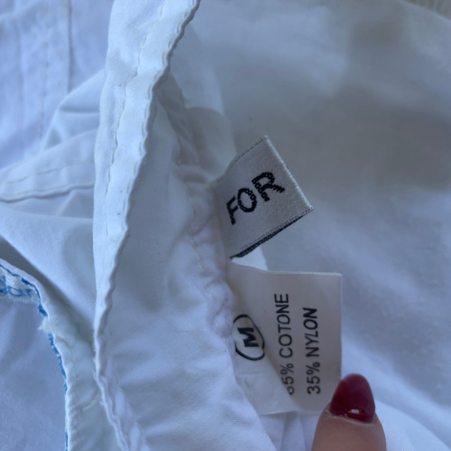 white baggy cargo pants