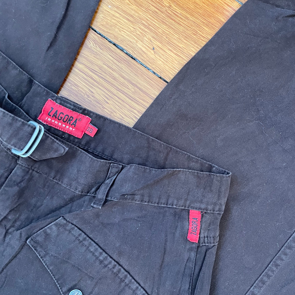 brown baggy cargo pants