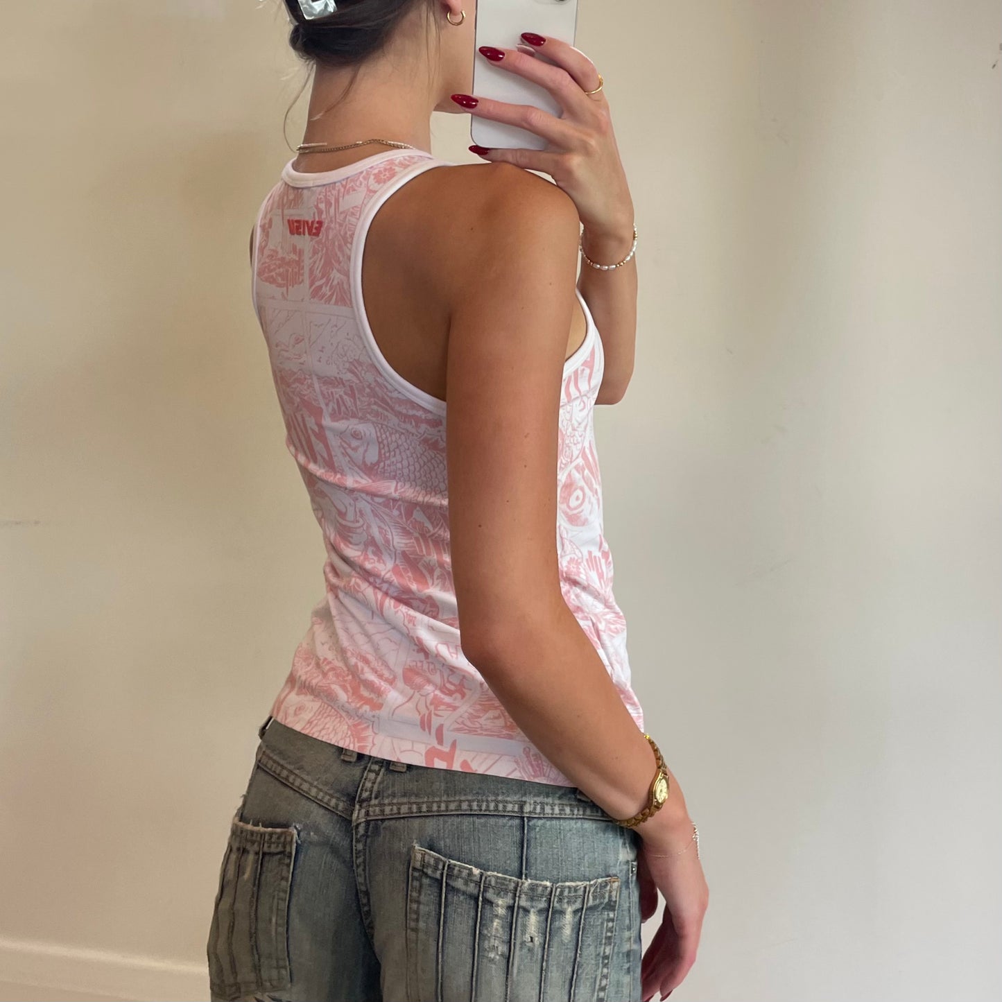 vintage rare Evisu graphic tank