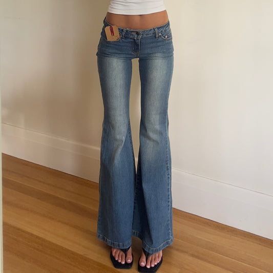 y2k deadstock Face Off jeans