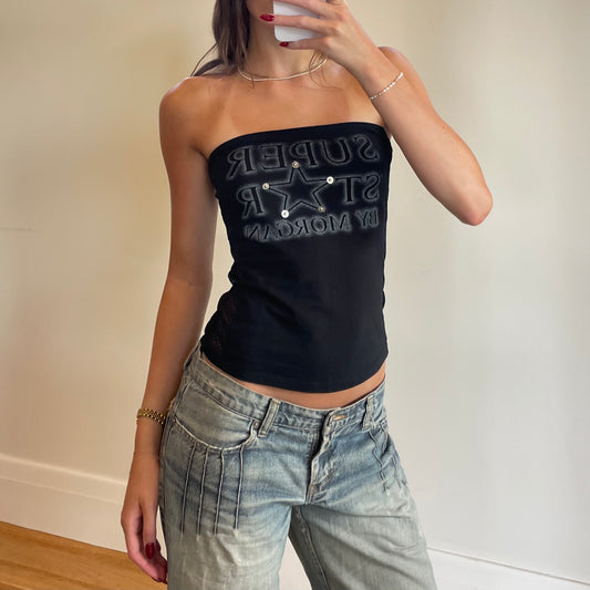 y2k Morgan De Toi tube top