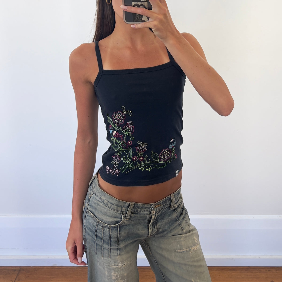 stitched Roxy tank