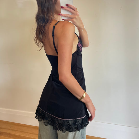 vintage bustier mini dress