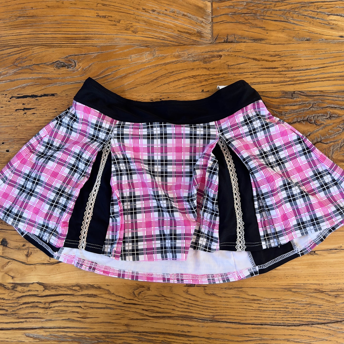 y2k plaid mini skirt