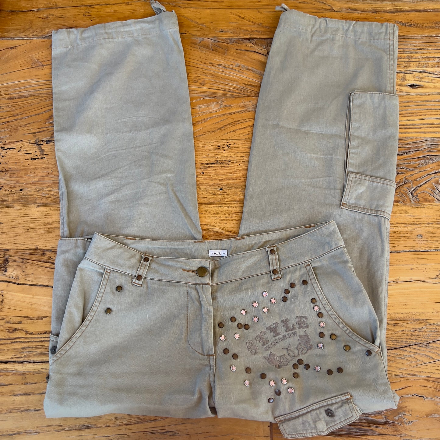 vintage cargo style pants