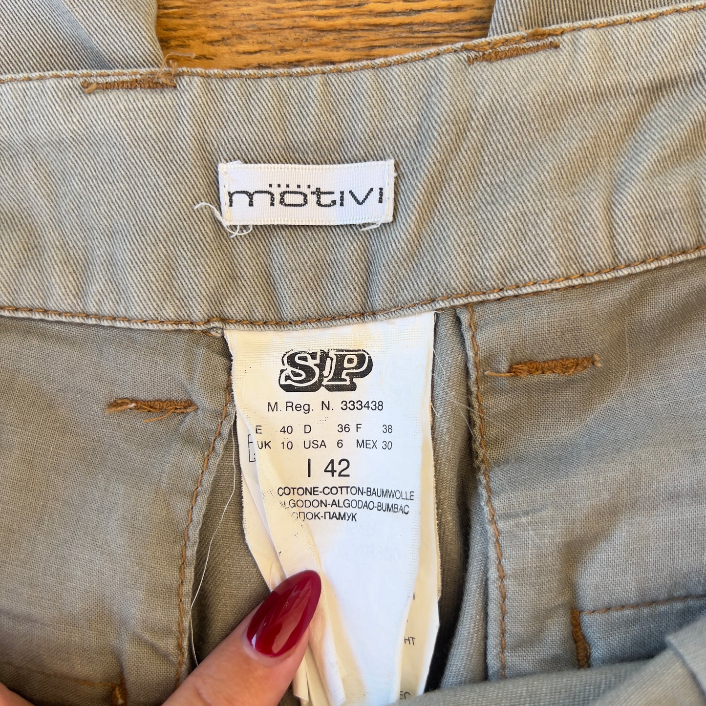 vintage cargo style pants