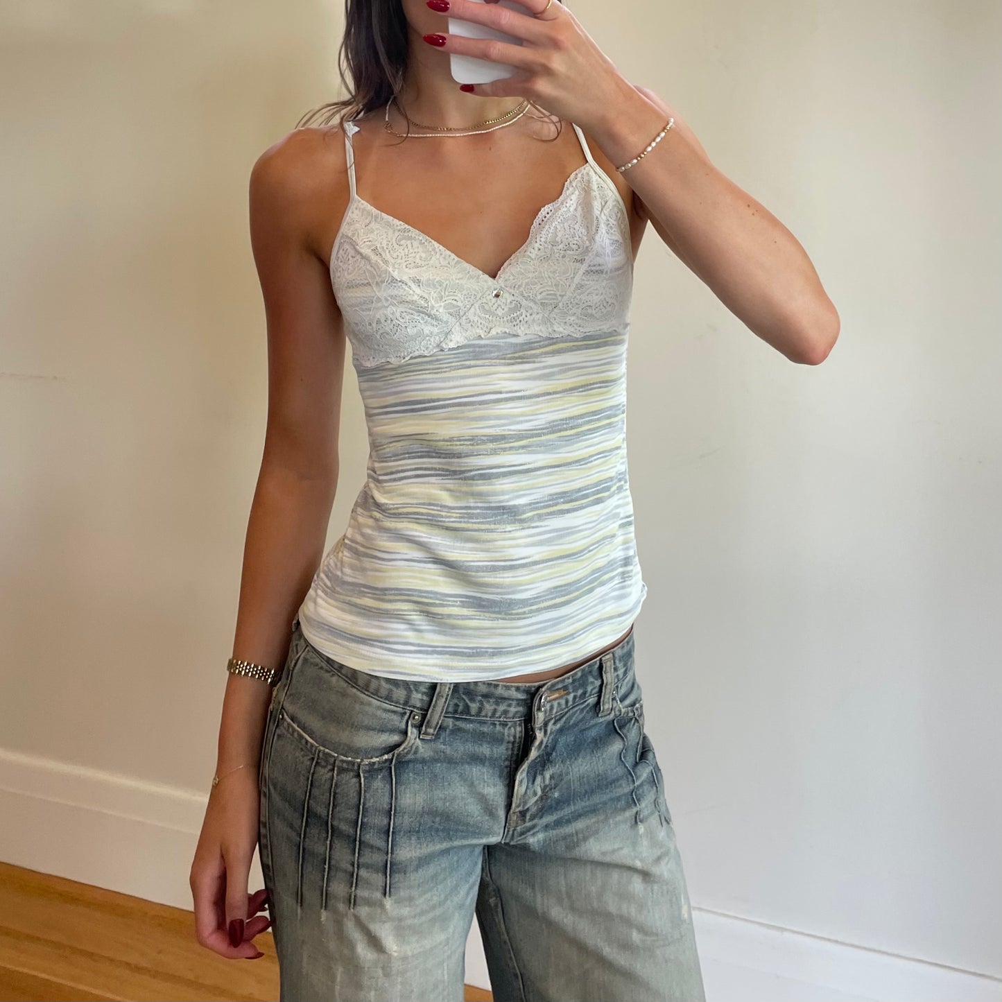 lacey stripe cami
