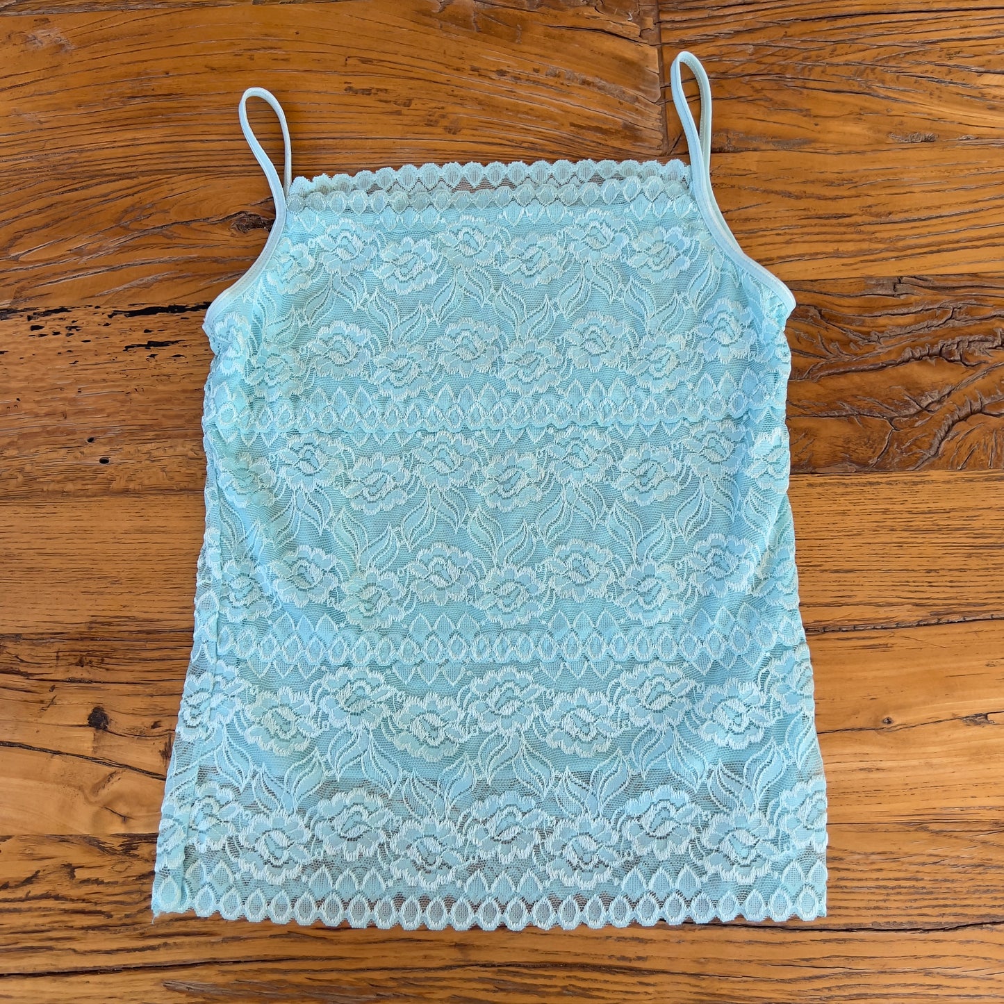 blue lace cami