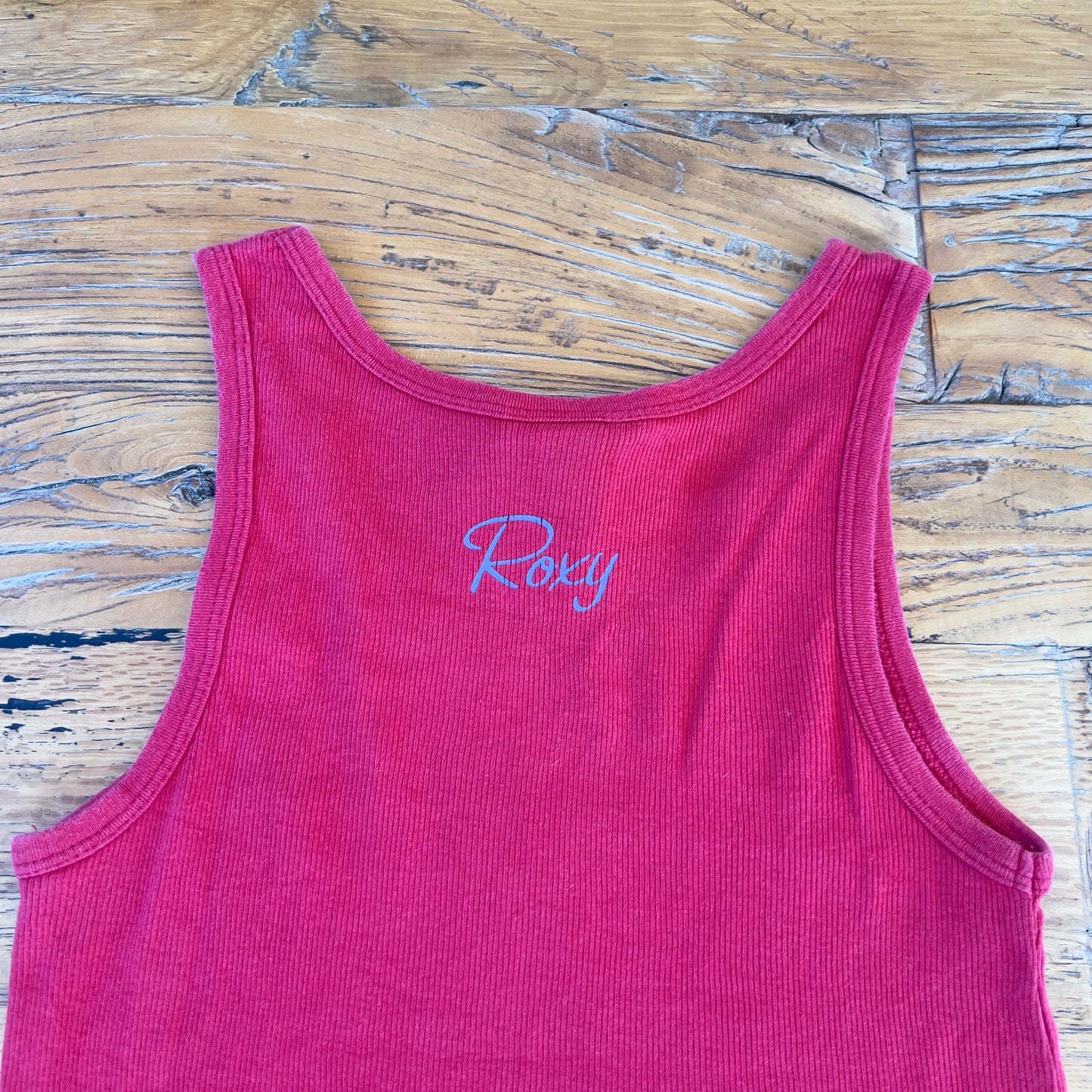 y2k red Roxy tank
