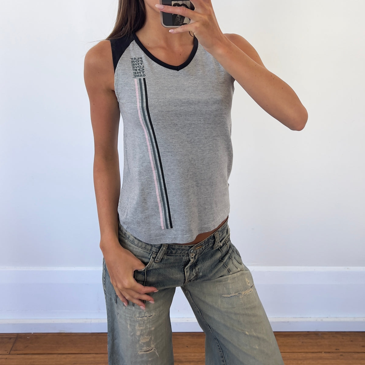 graphic Adidas tank