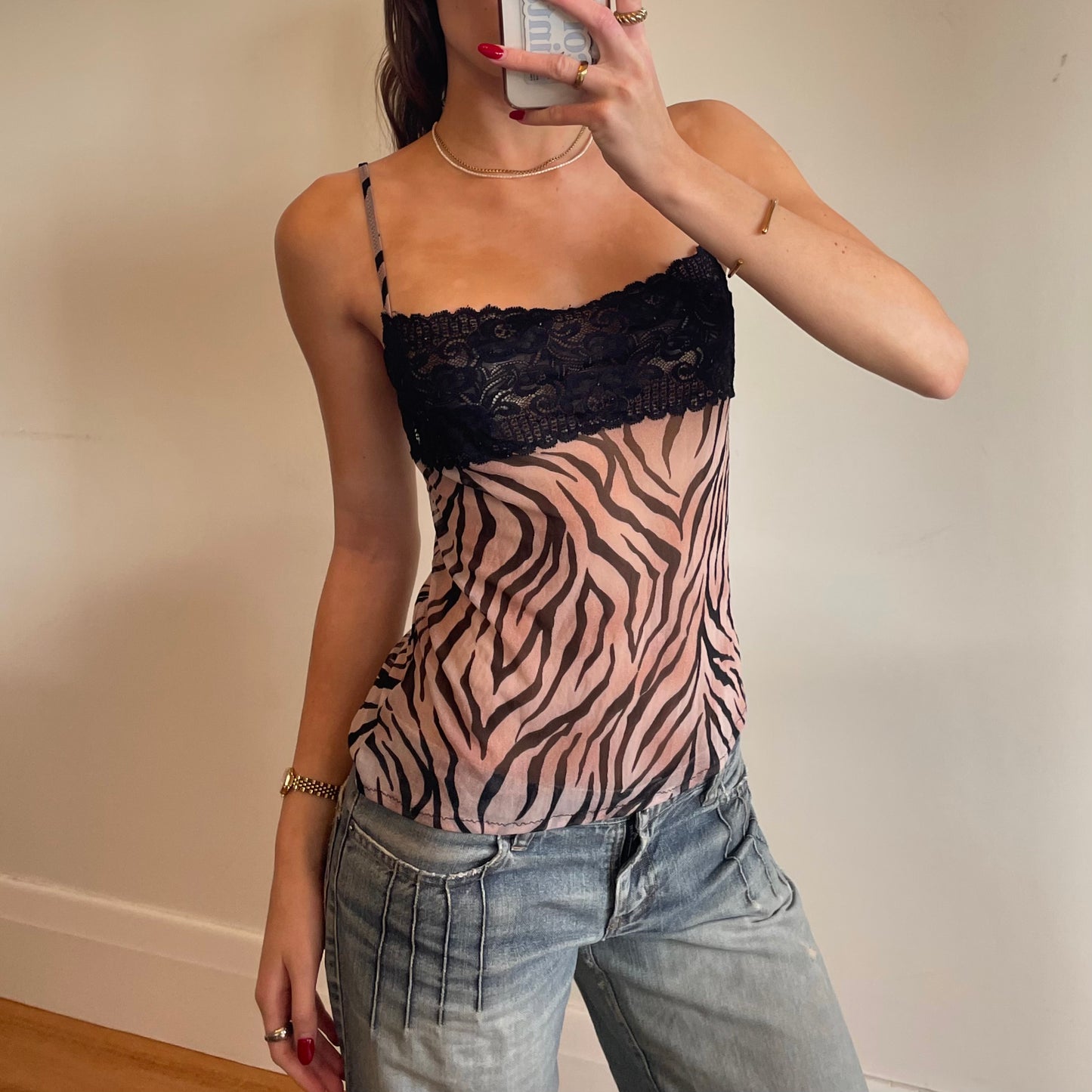 animal print cami