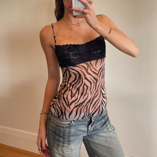 animal print cami