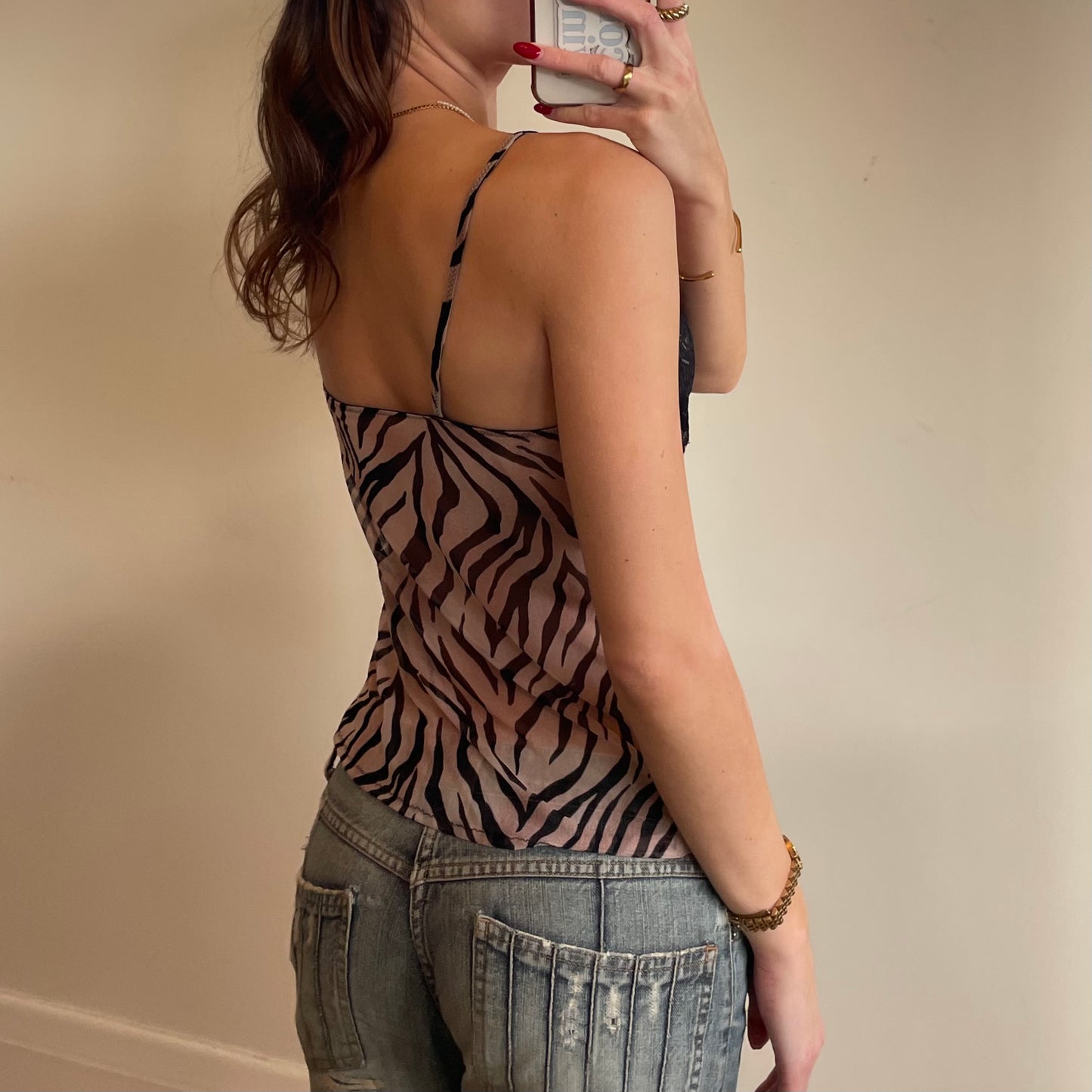 animal print cami