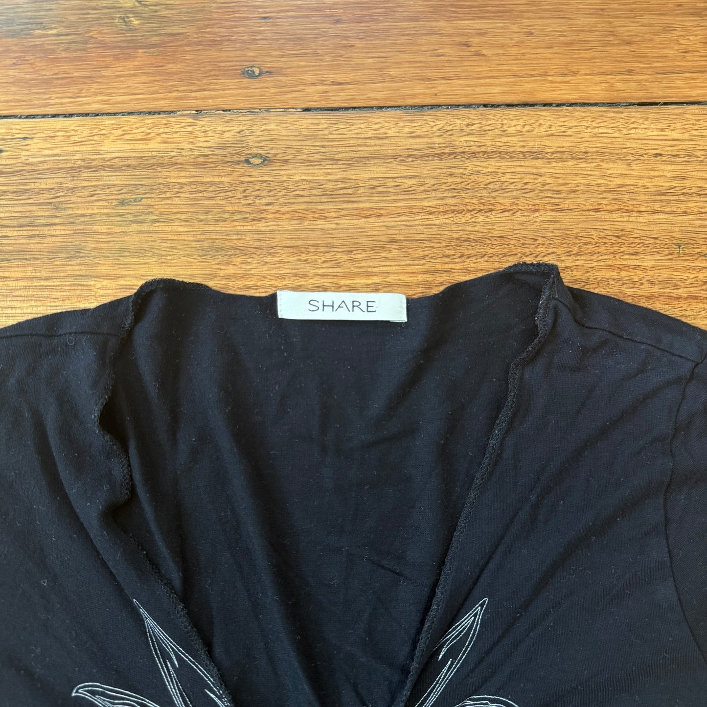 graphic black tee