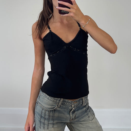 black lace cami