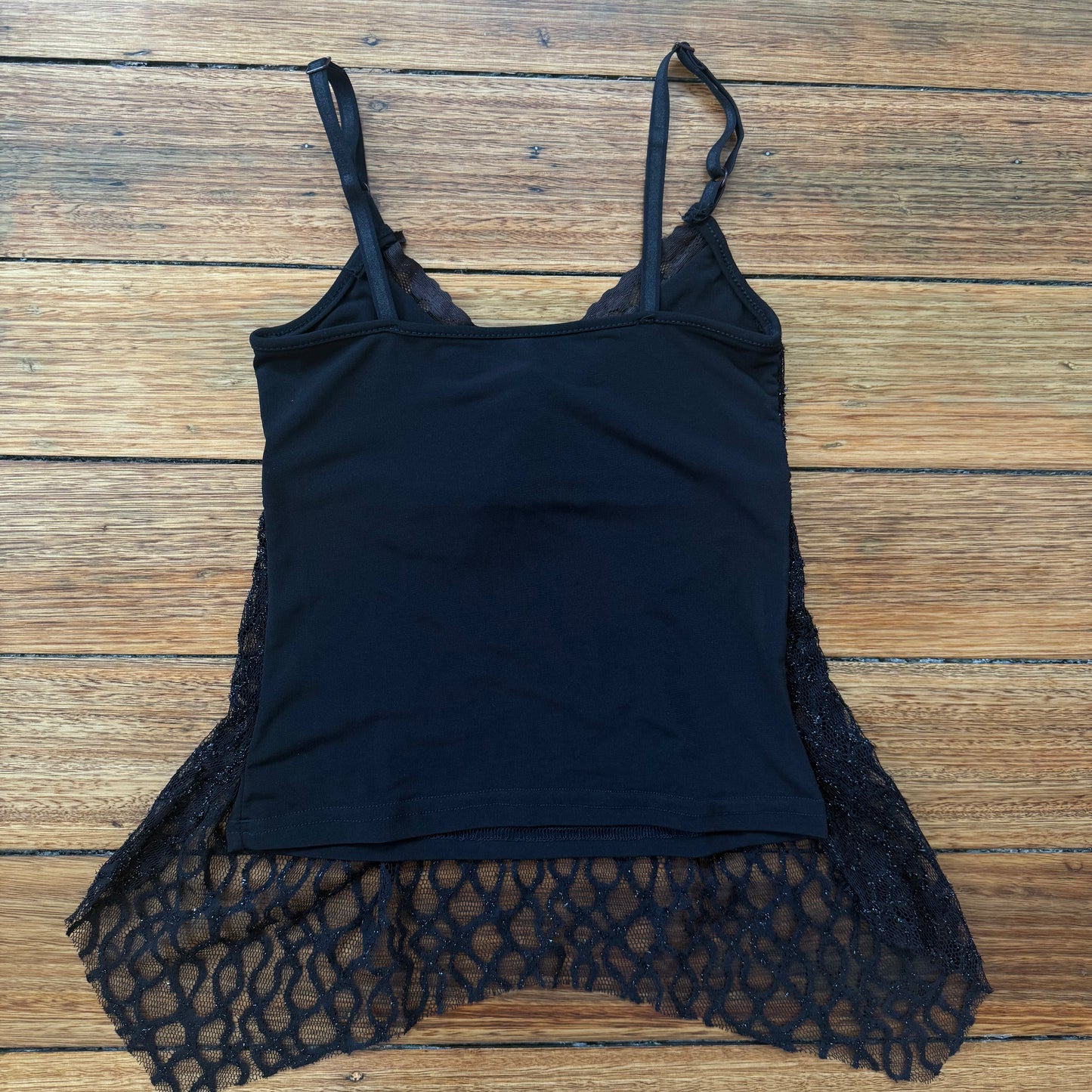 black lace fairy cami