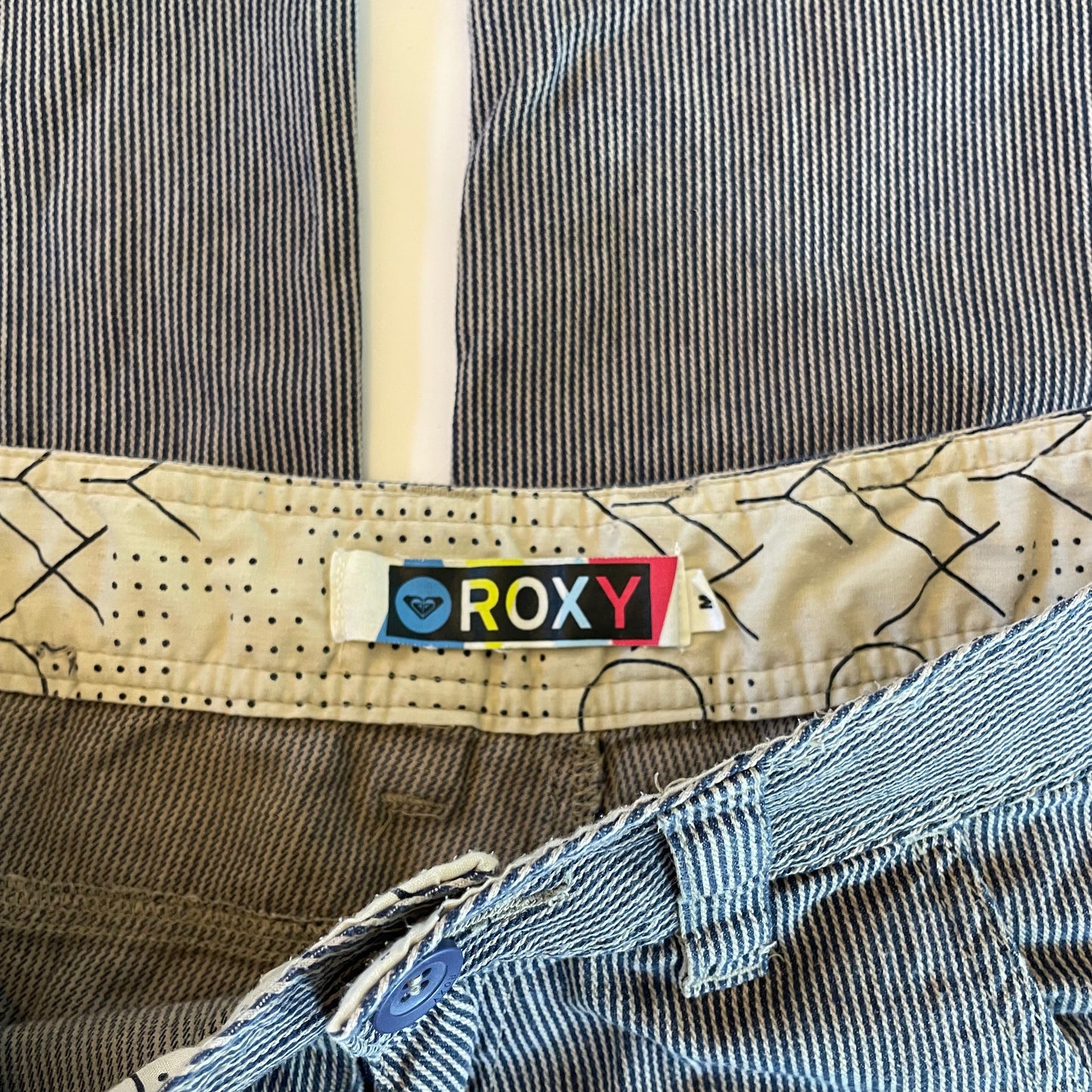 vintage stripy Roxy pants