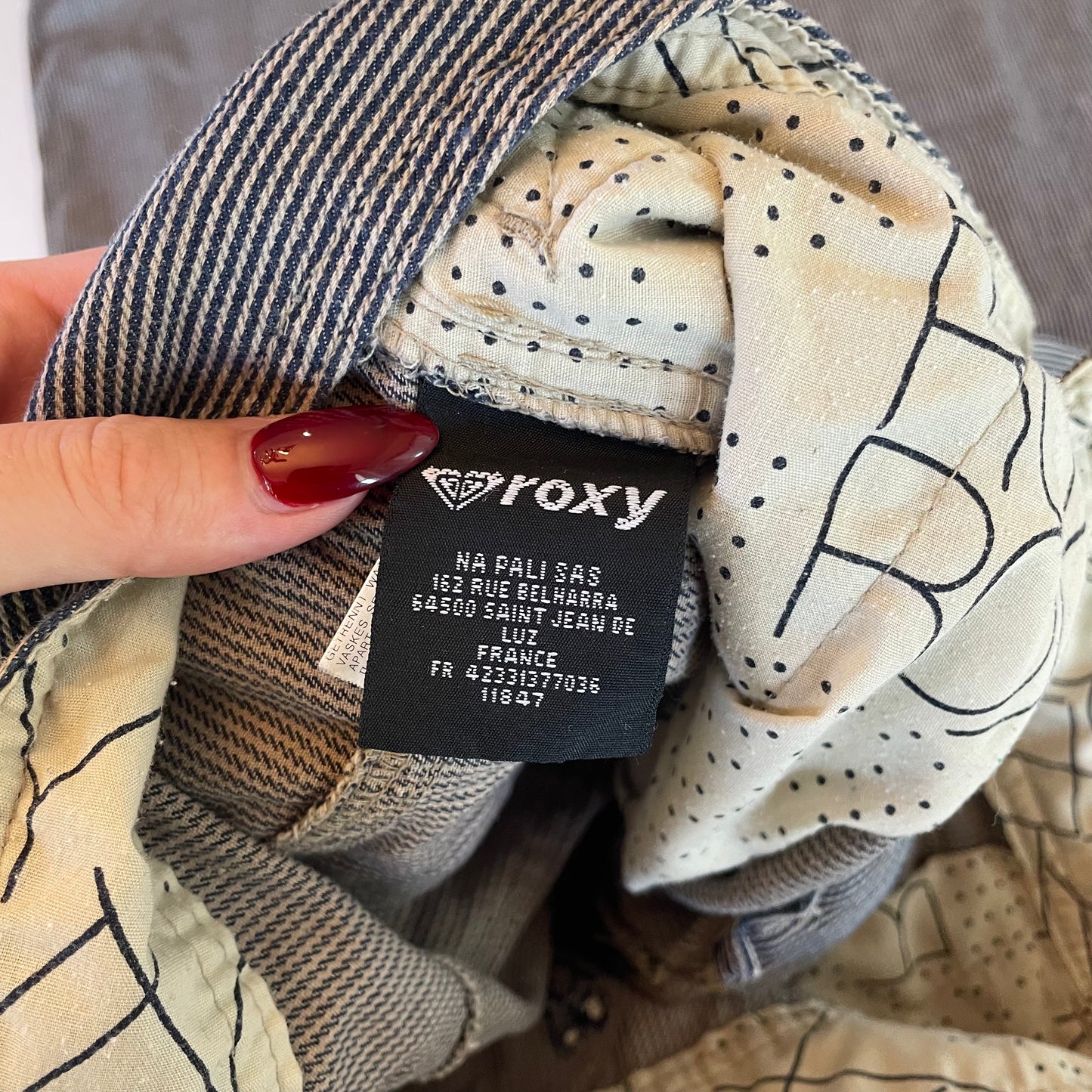 vintage stripy Roxy pants