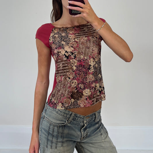 lace graphic top