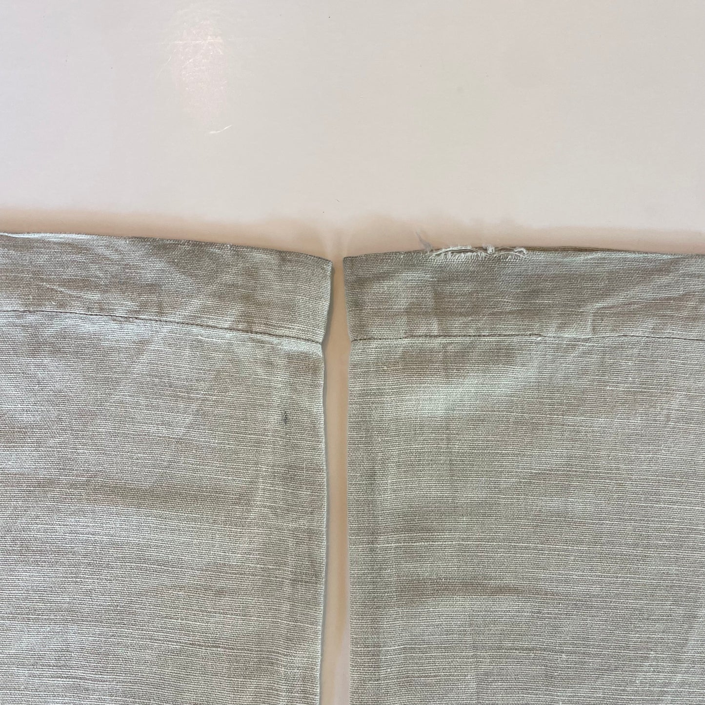 beige linen pants