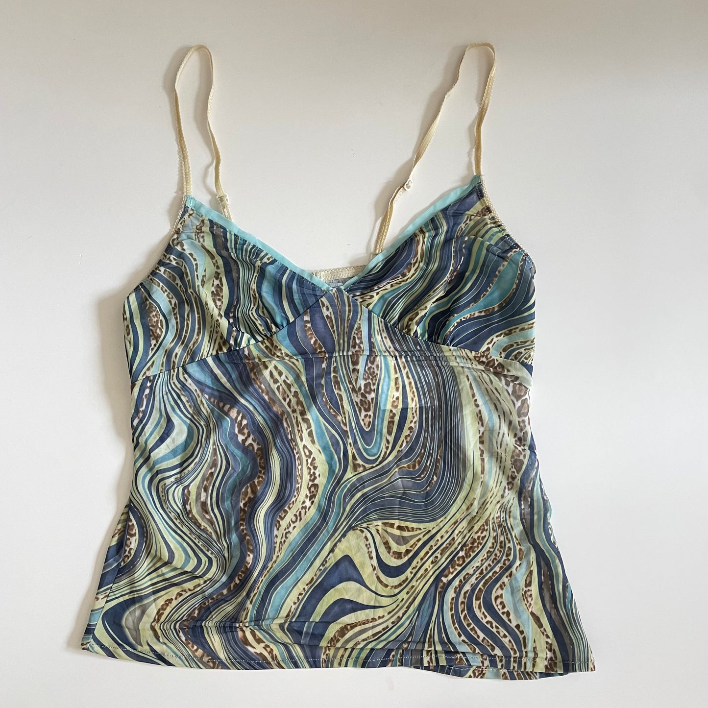 swirly print cami