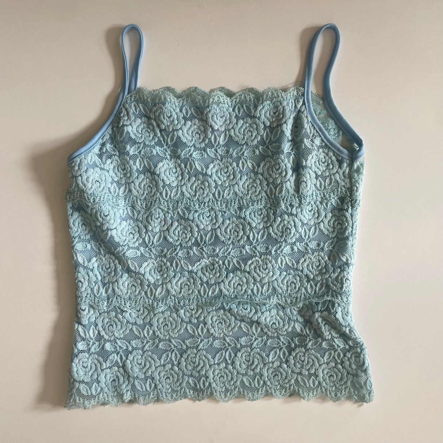 blue lace cami