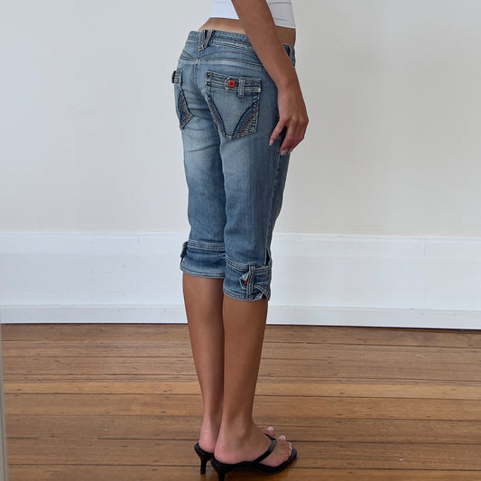 denim capri jeans