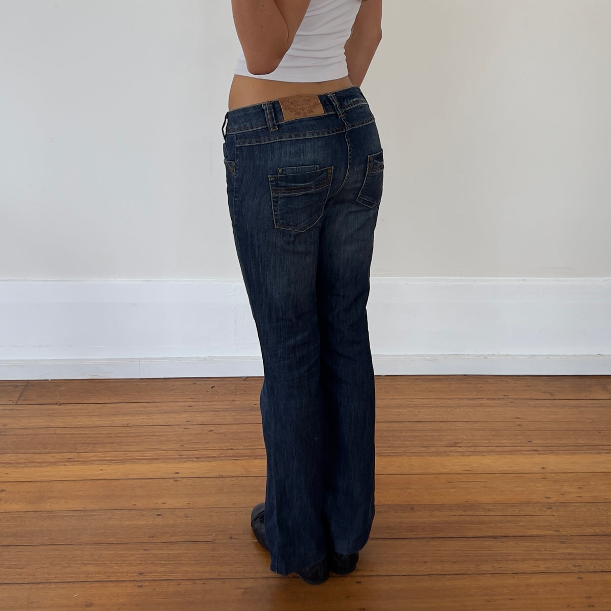 dark denim jeans