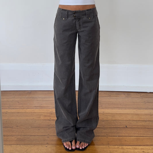 baggy dark denim jeans