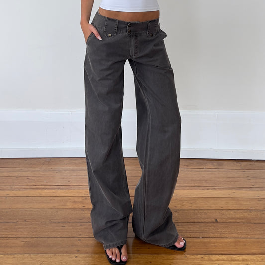 baggy dark denim jeans