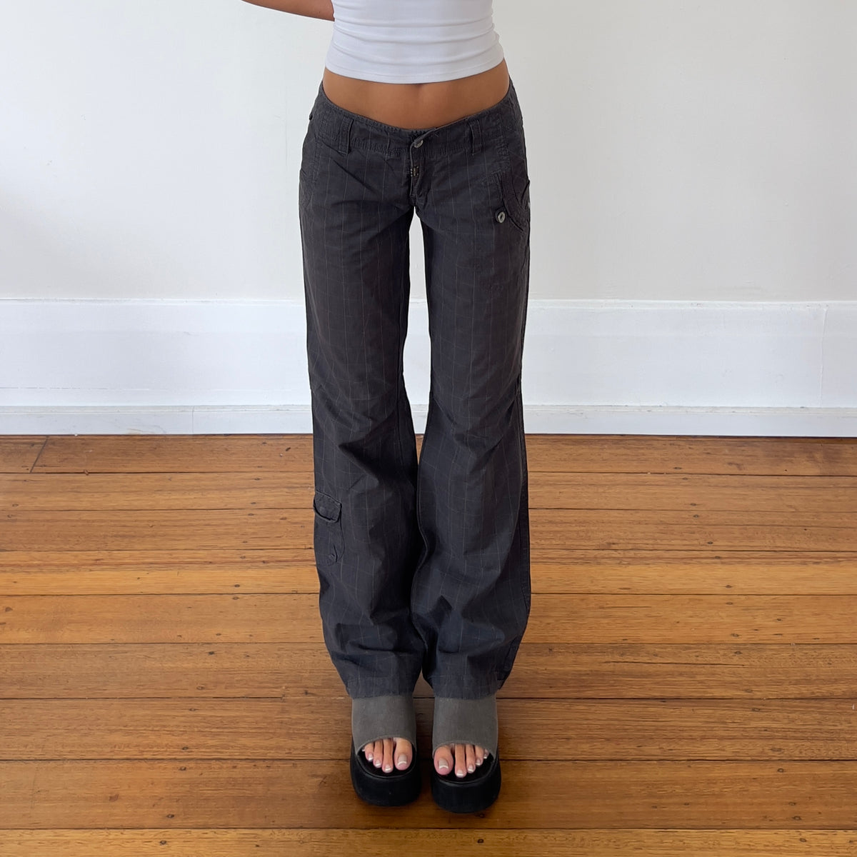 charocal cargo pants