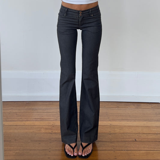 low rise bootcut pants