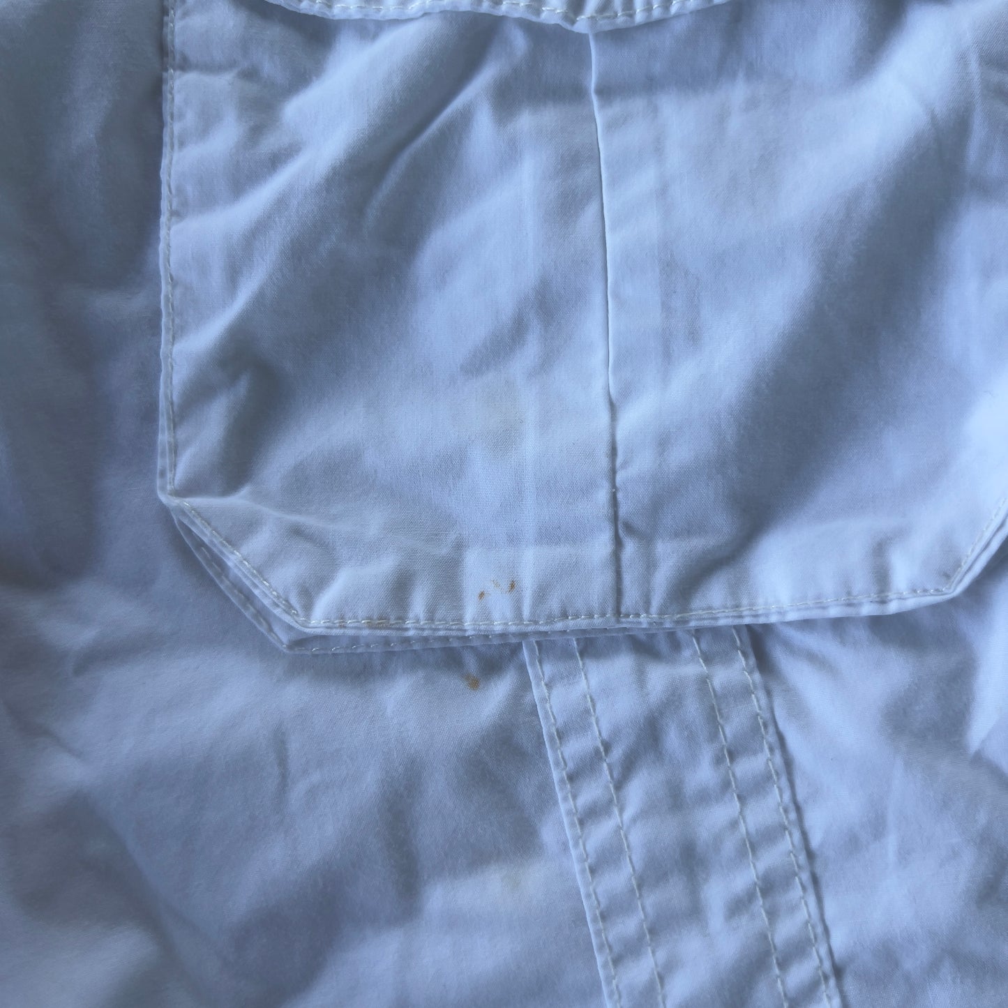 white baggy cargo pants