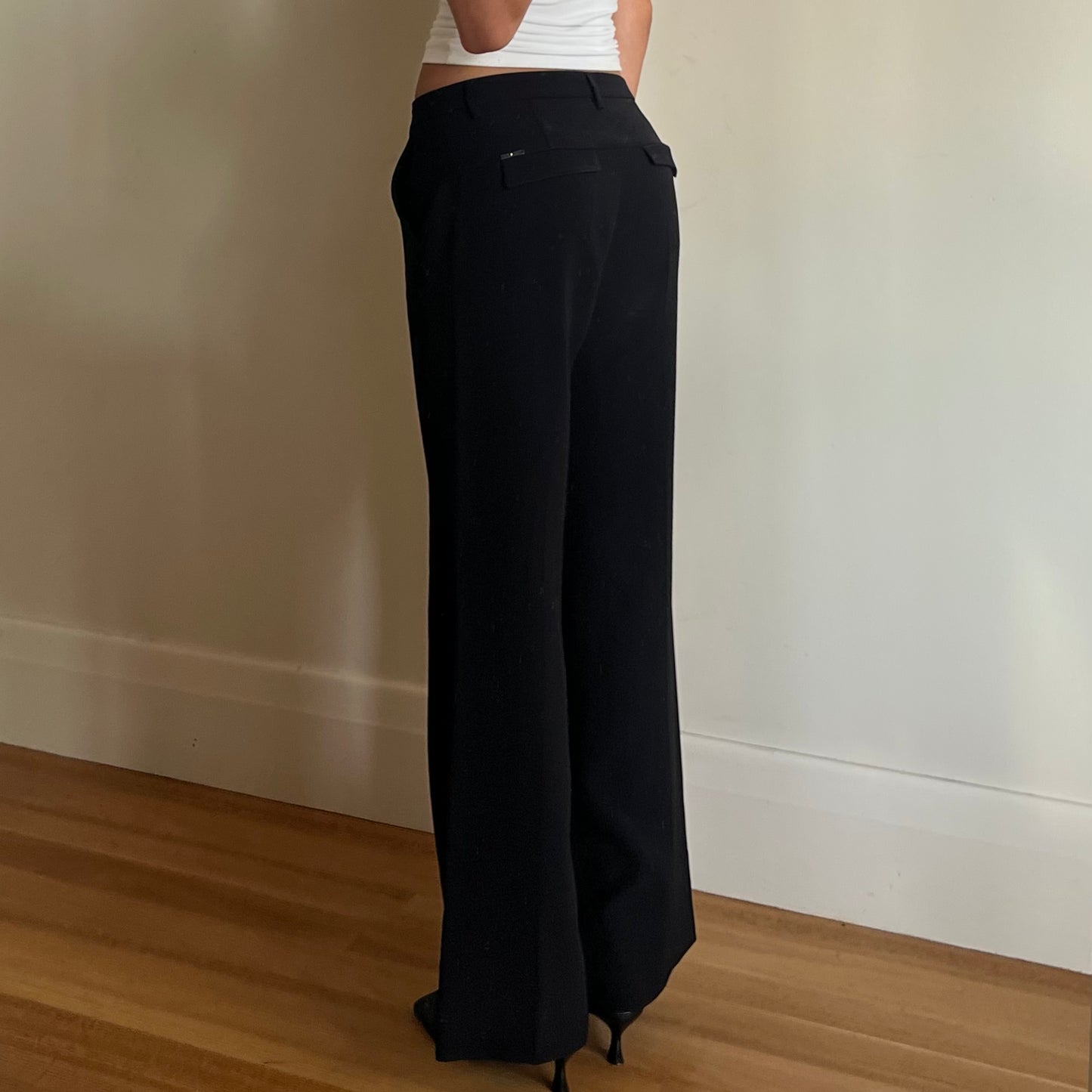 90s black trousers