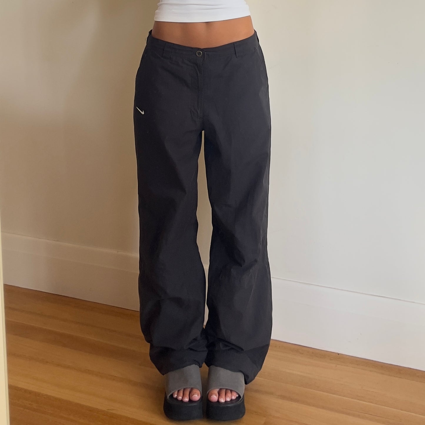vintage Nike black track pants