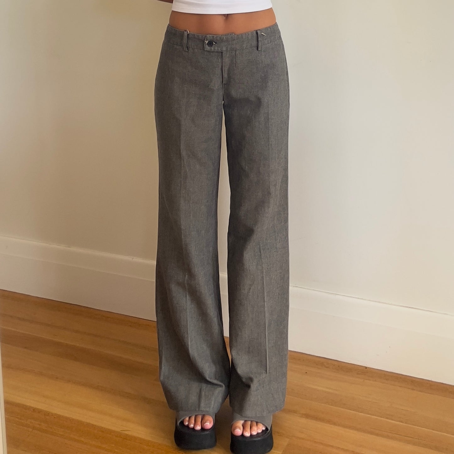 90s grey trousers
