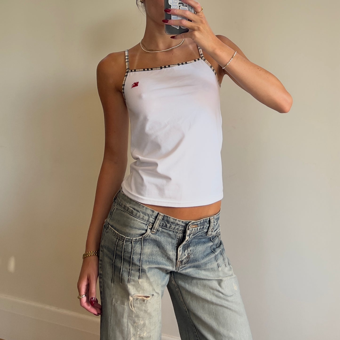 bootleg Burberry cami