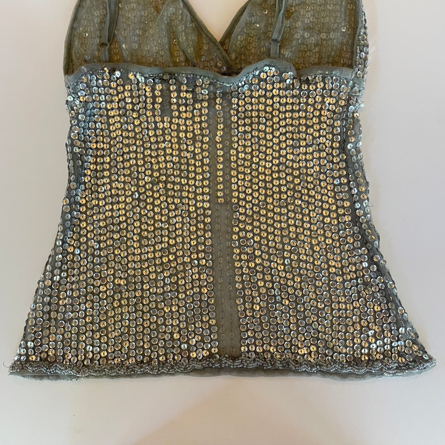 vintage sequin cami