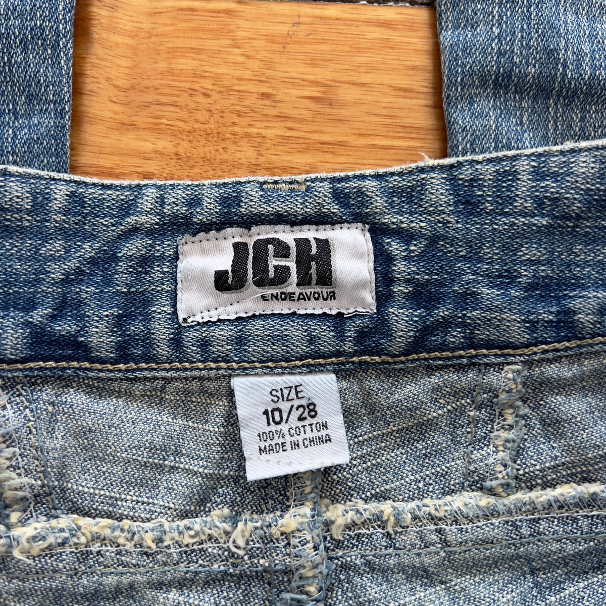 low rise flared jeans