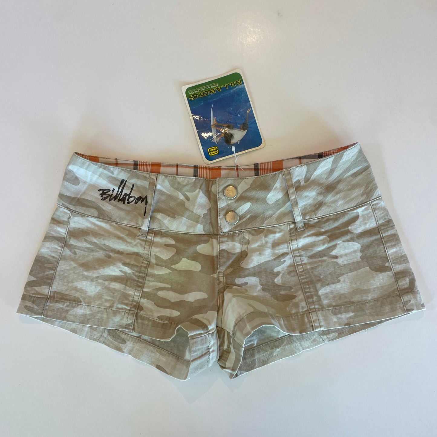 y2k deadstock Billabong mini shorts