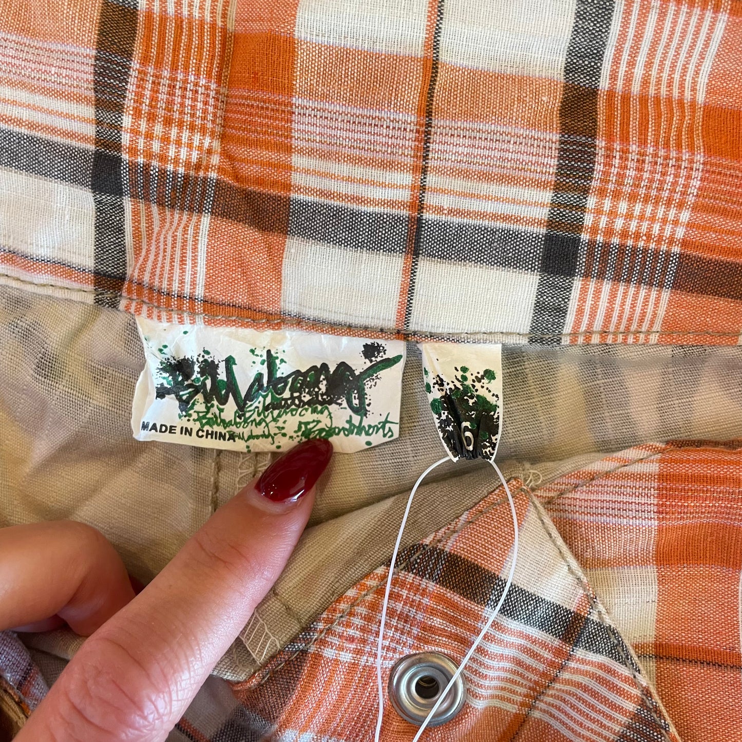 y2k deadstock Billabong mini shorts