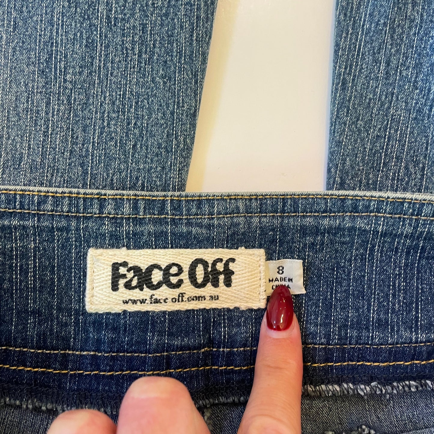 y2k deadstock Face Off jeans