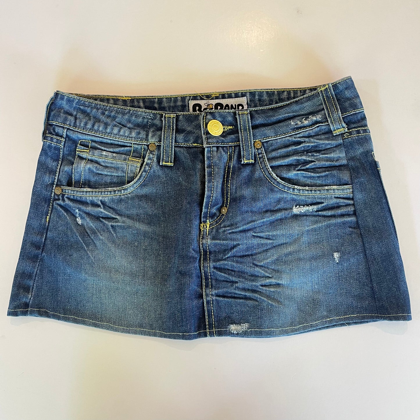 y2k denim mini skirt