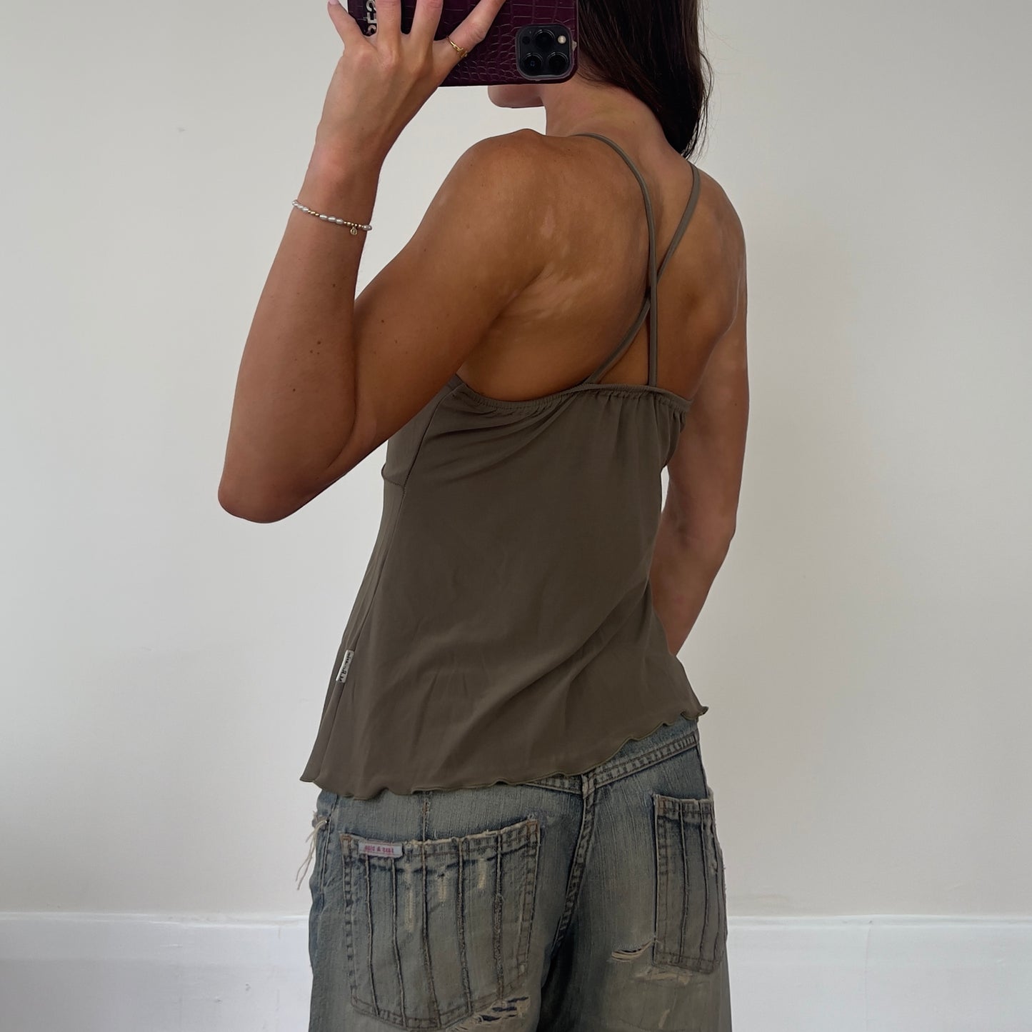 khaki fairy cami