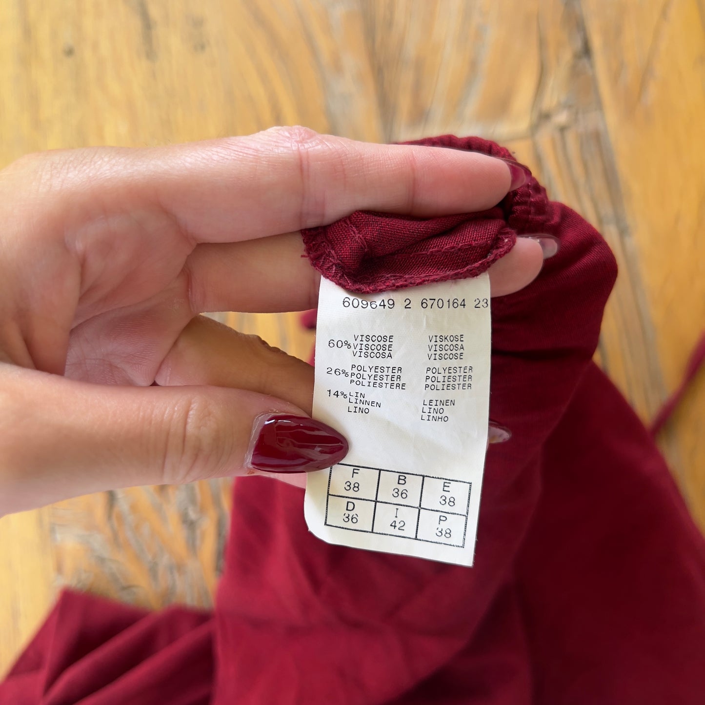 90s maroon midi skirt