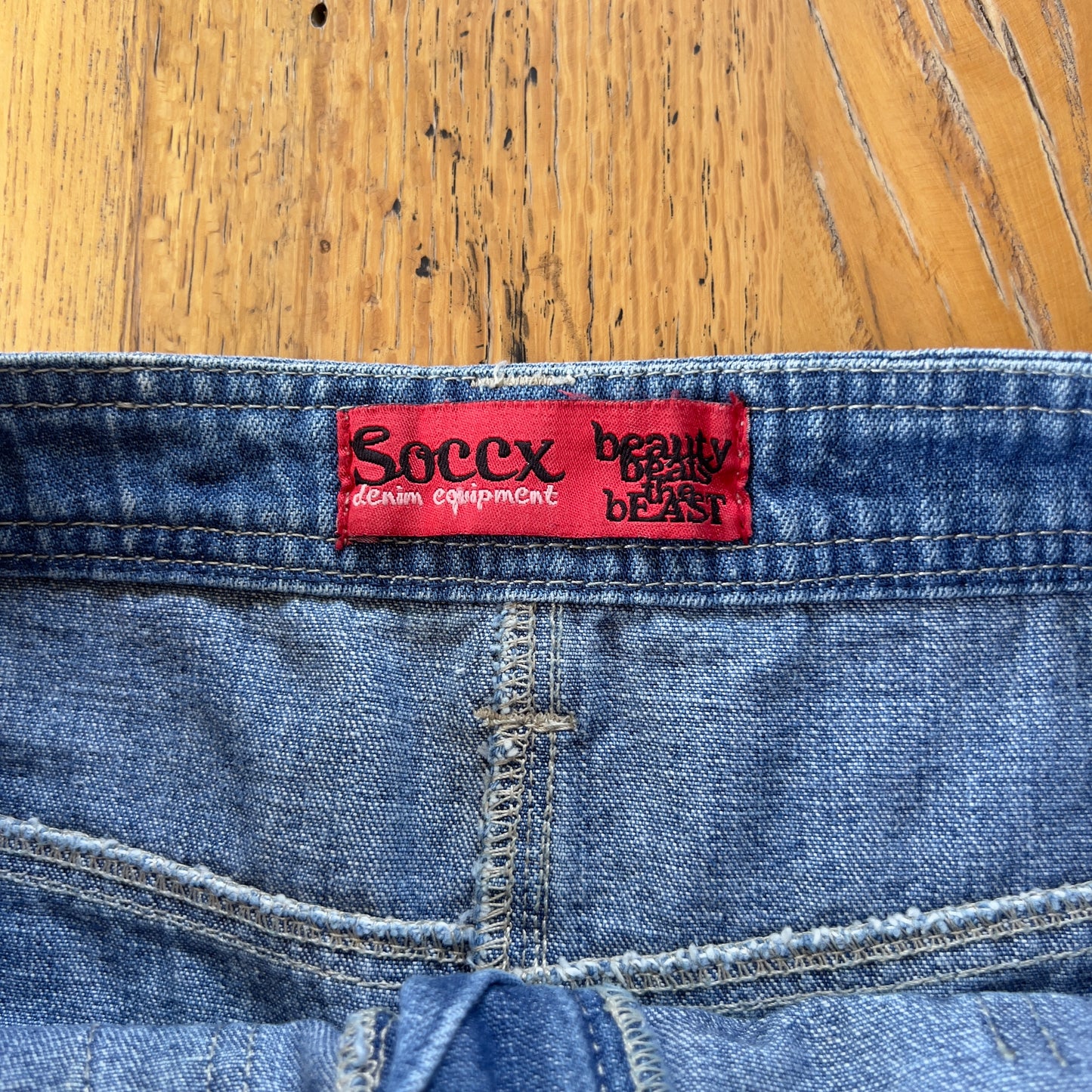 y2k denim mini skirt