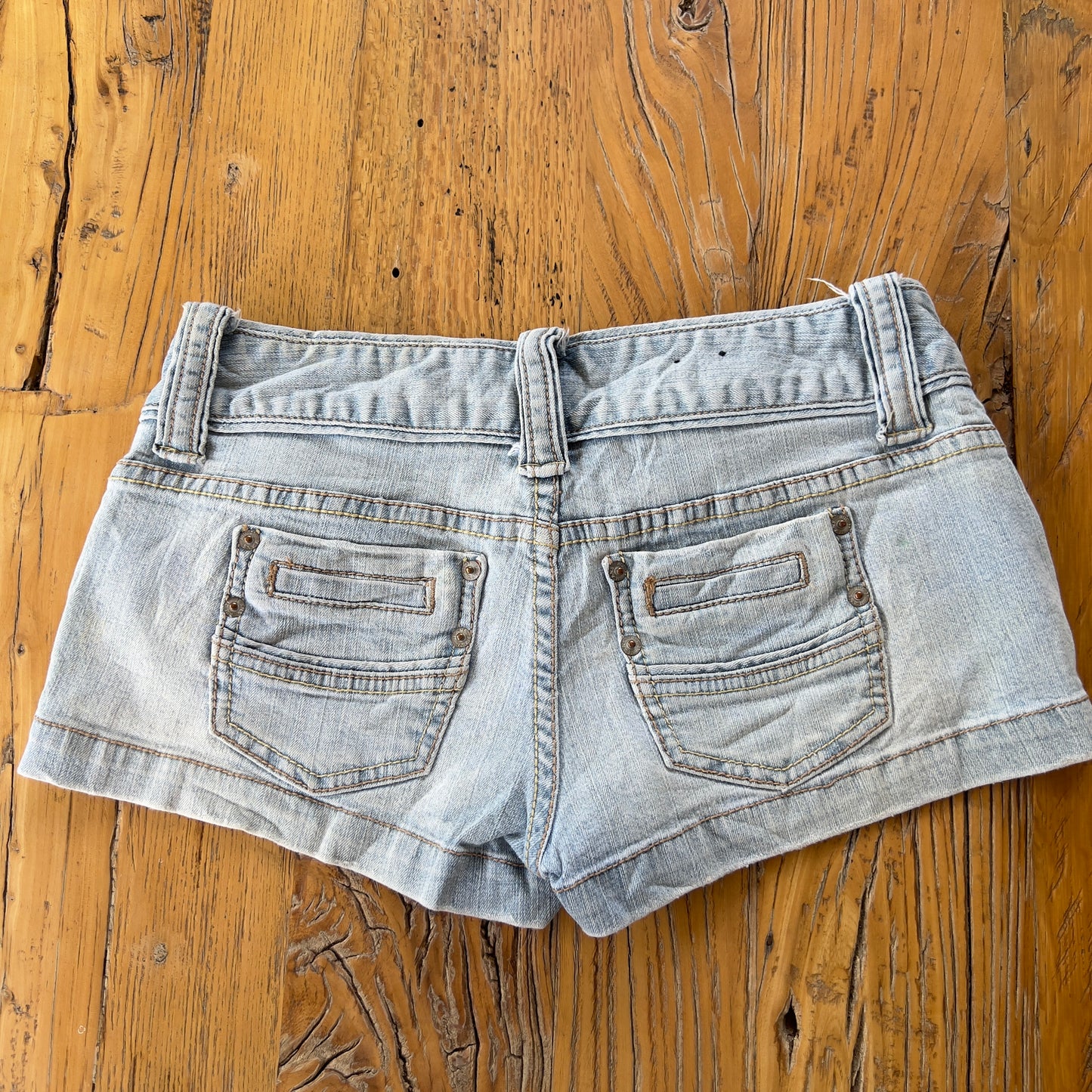 y2k denim mini shorts