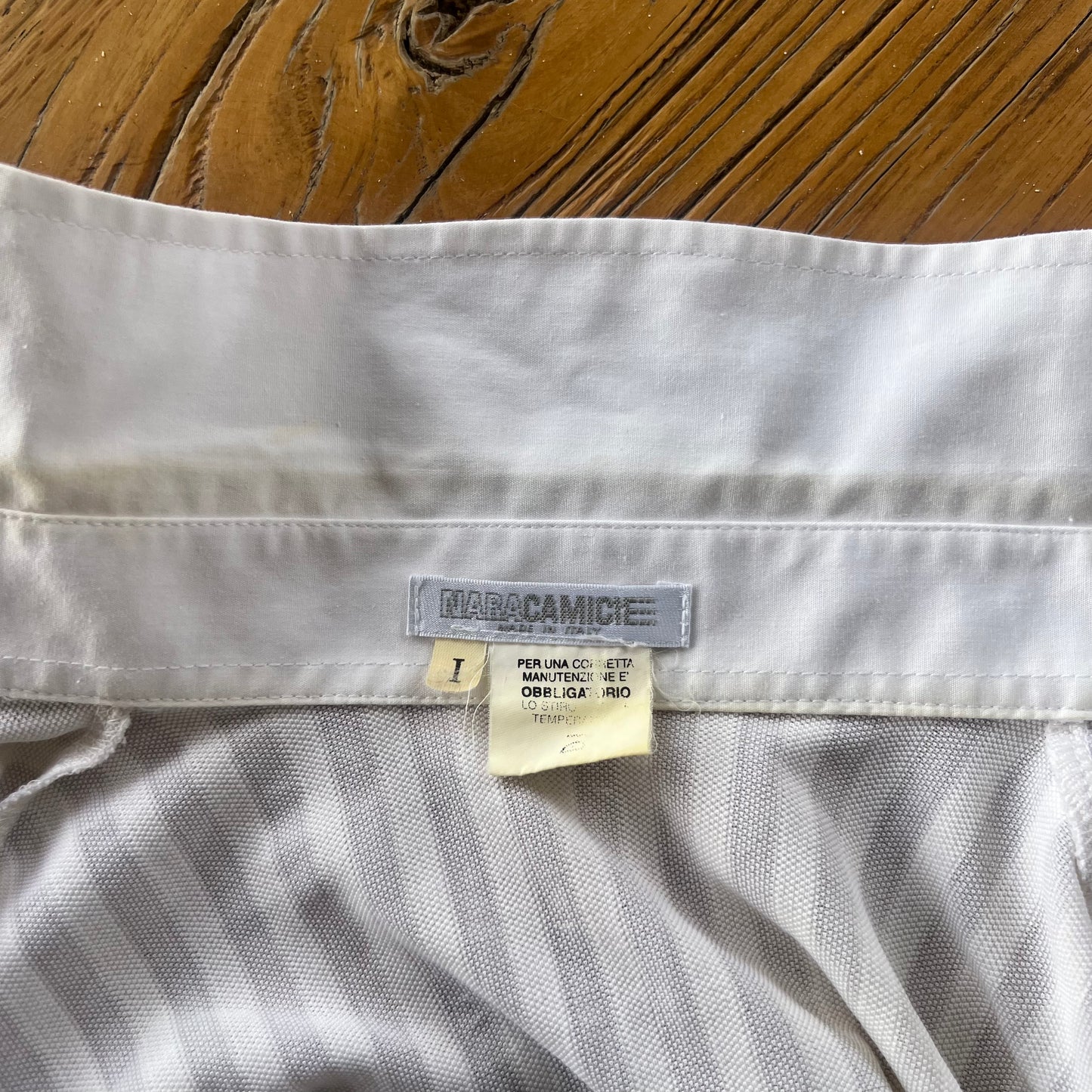 white button-up shirt